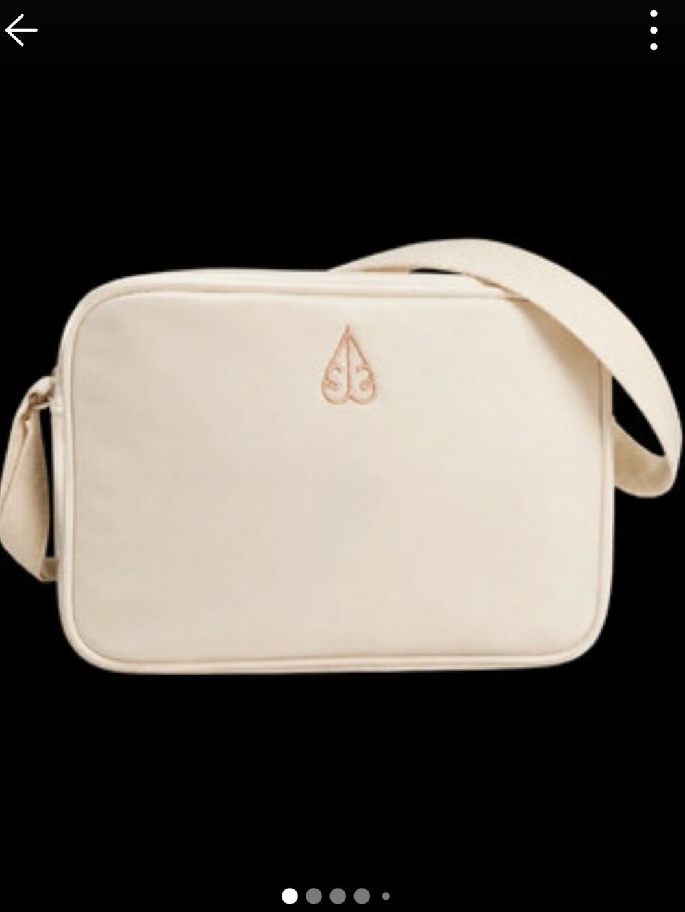 Biossance ~ Cream Minimalist Crossbody Bag